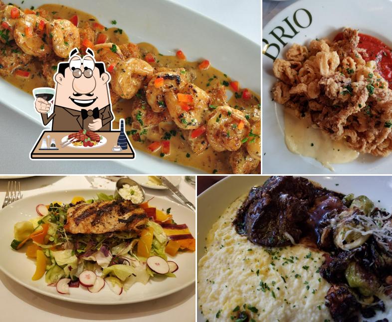 Order meat dishes at Brio Italian Grille