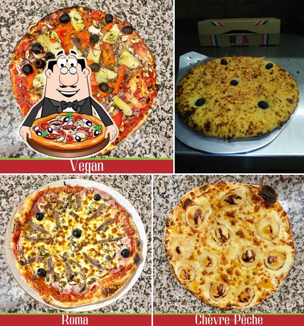 Prenez différents genres de pizzas