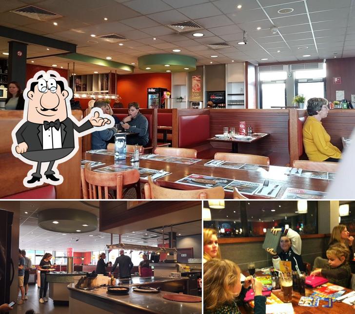 L'intérieur de Pizza Hut