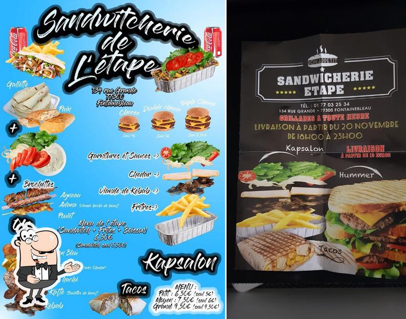 Regarder cette photo de Sandwicherie Etape : Kebab, Tacos, Kapsalon. Fast-Food En Livraisons 77