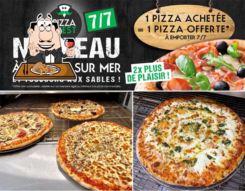 Choisissez des pizzas à PIZZA WEST Olonne sur mer