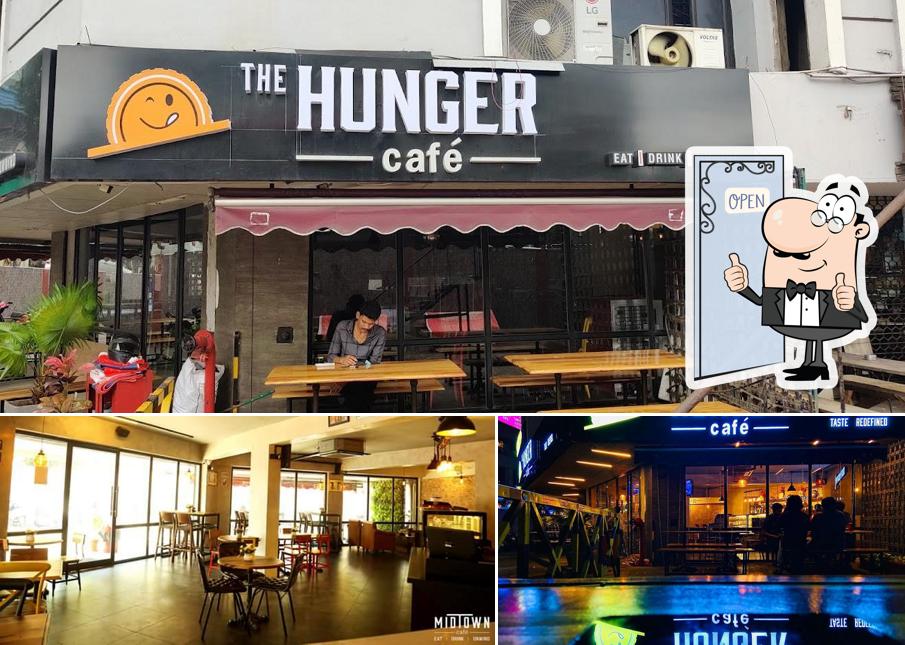 Look at this image of THE HUNGER CAFE