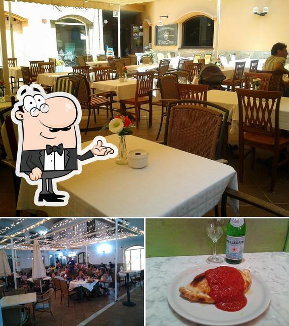 Entre la variedad de cosas que hay en ristorante-pizzeria sassari novo también tienes interior y alcohol