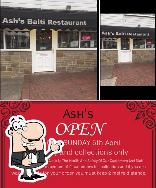 See this pic of Ash's Balti Restaurant