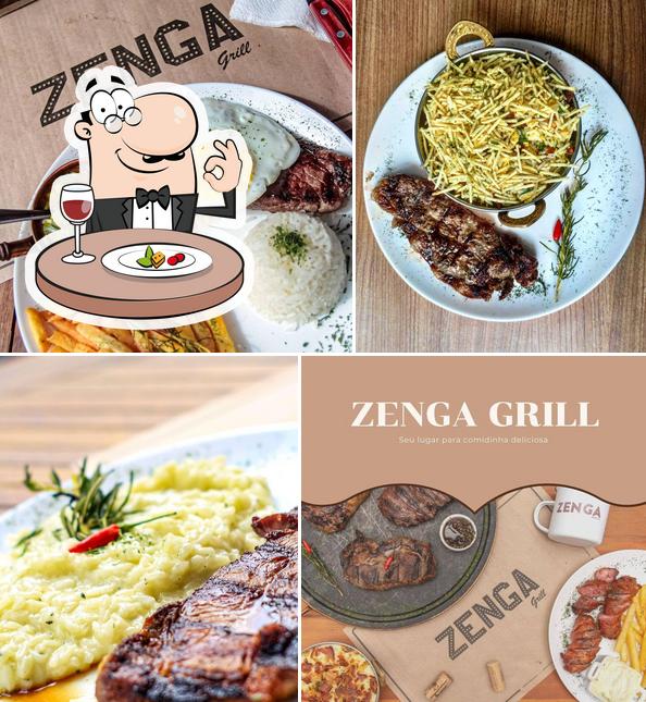 Platos en Zenga Grill