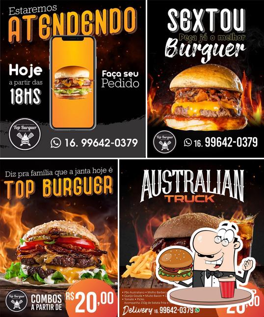 Top Burguer Food Truck hamburgueria’s burgers will cater to satisfy different tastes