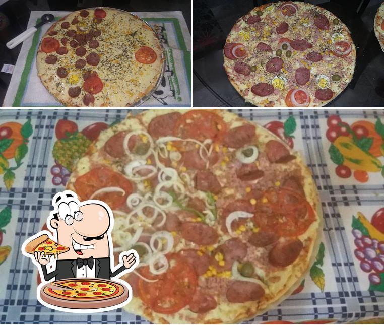 Peça diferentes estilos de pizza