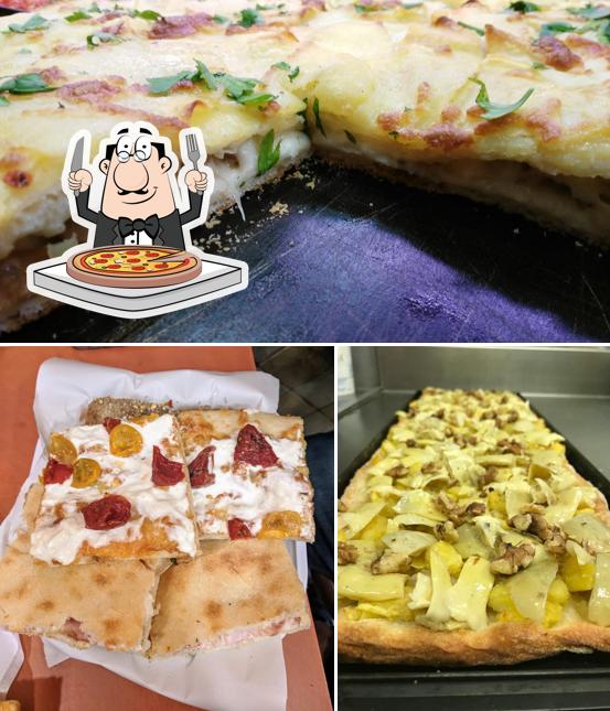 En Pizzeria Pino E Nando, puedes probar una pizza