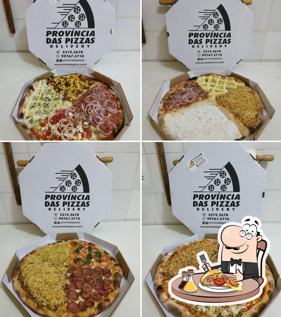 Escolha pizza no Província das Pizzas