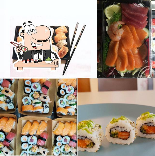 Scegli le diverse opzioni di sushi