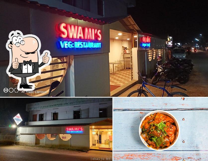 Here's a picture of Swami's Vegetarian Restaurant