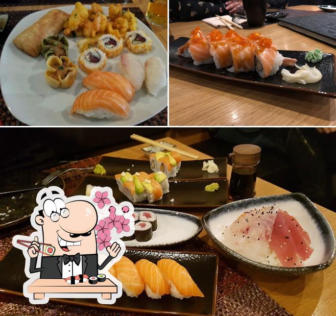 A Ristorante Giapponese Cinese Kokoro, puoi provare il sushi