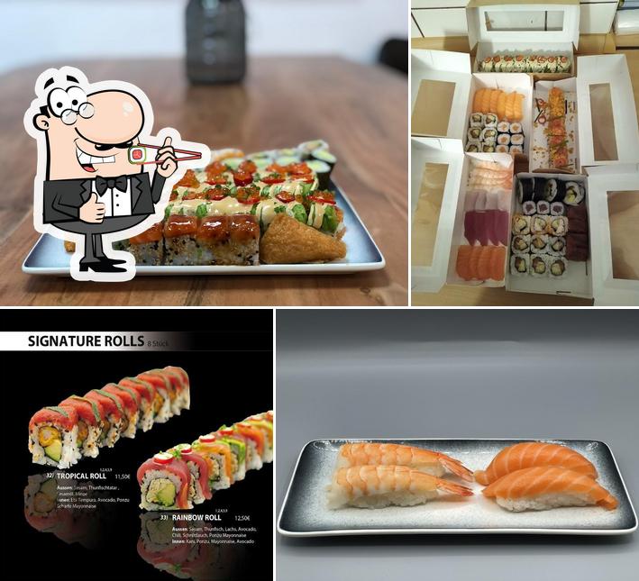 Les sushi sont offerts par Niki Sushi