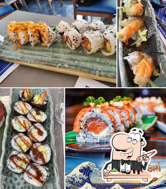 Ordina le diverse opzioni di sushi