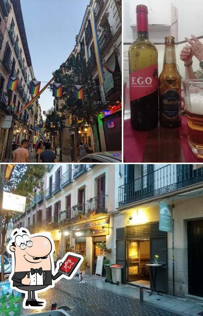 Check out the photo depicting exterior and beer at La Unión