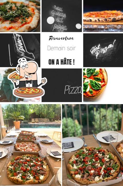 A Au Rond Point Italien, vous pouvez déguster des pizzas