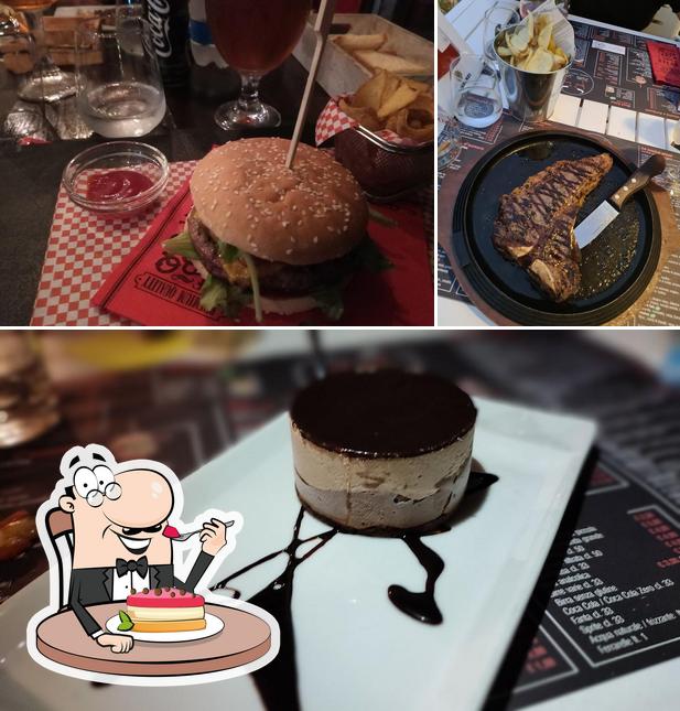 Beef Steakhouse Burgheria Pizzeria serve un'ampia selezione di dessert