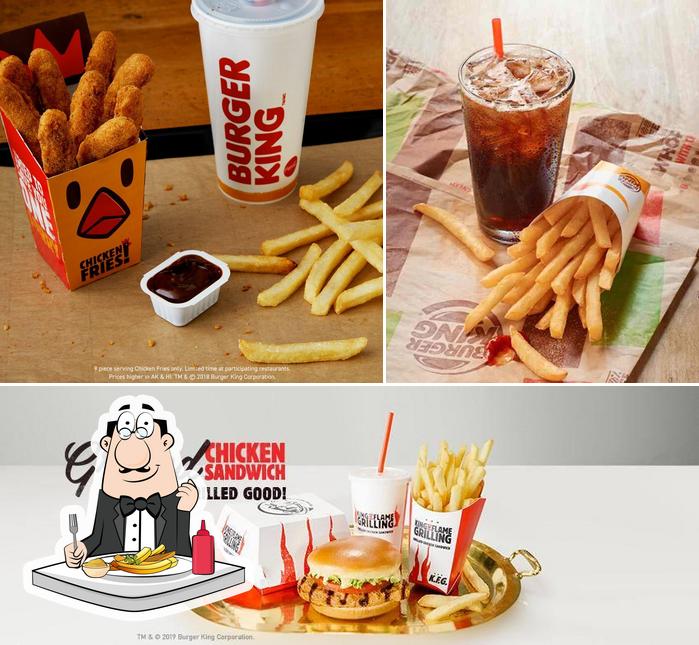 Try out French fries at Burger King