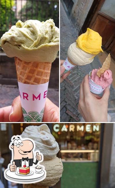 Carmen Gelato - Colleoni propose un nombre de desserts