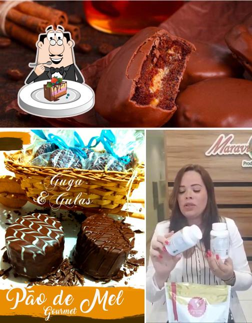 Bolo de chocolate em Pao de mel Guga&gulas