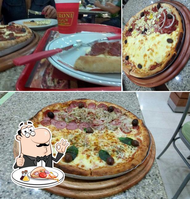 Consiga diferentes tipos de pizza