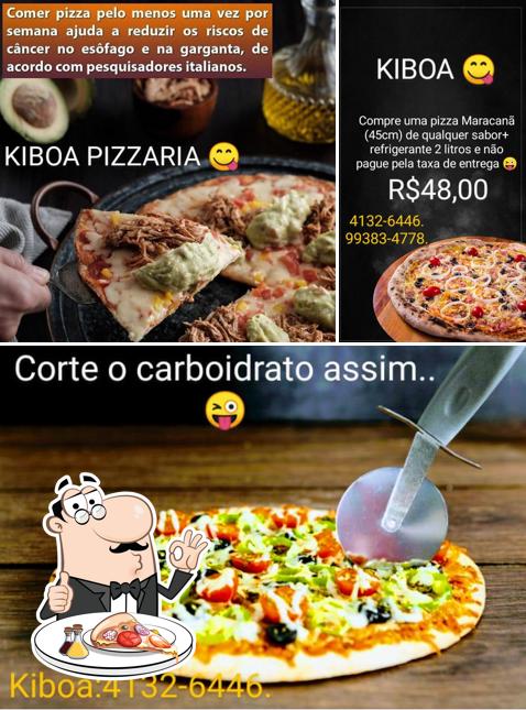 Experimente pizza no KiBoa - Pizzaria & Petisquim