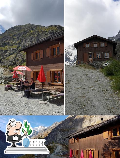 Gli esterni di Cabane Petit Mountet