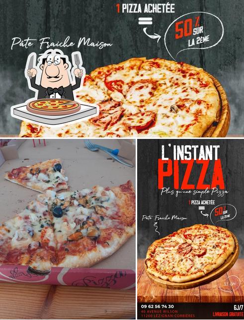 Отведайте пиццу в "L'instant pizza"