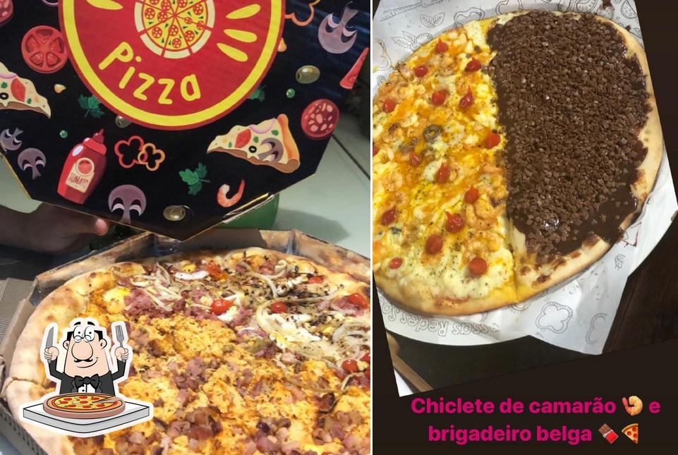 Escolha pizza no Cici Pizza Varjota