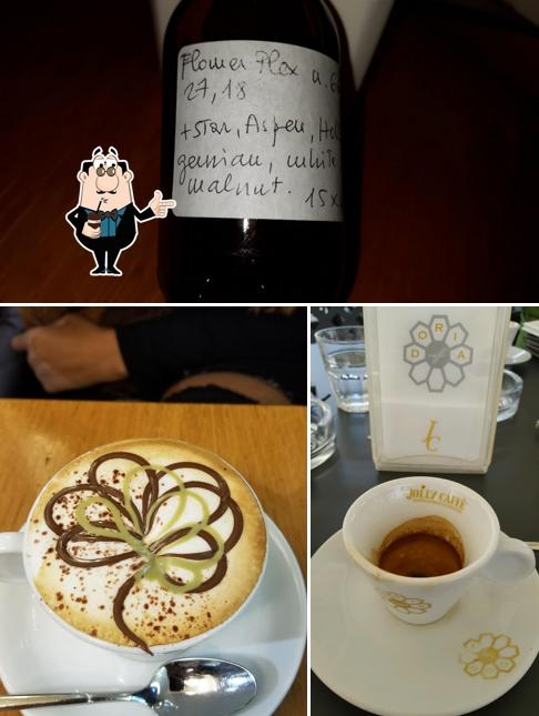 Enjoy a beverage at Caffè Doria