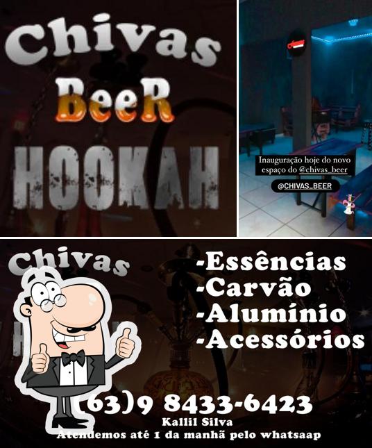 See this picture of Chivas Beer Hookah