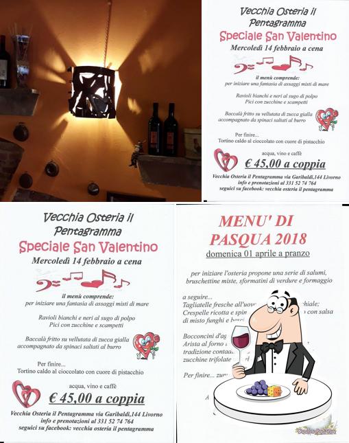 Il est fort sympathique de prendre un verre de vin à Vecchia osteria il Pentagramma