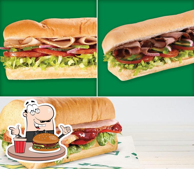 Commandez un hamburger à Subway