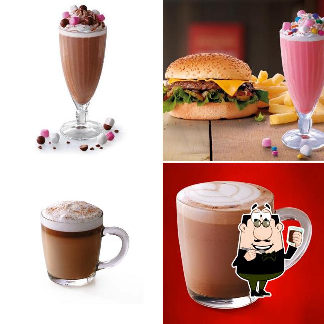 Wimpy propose un nombre de boissons