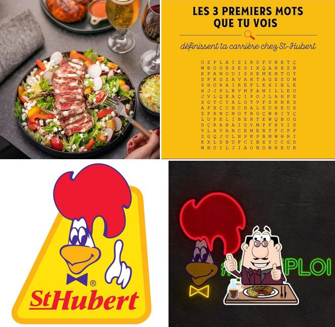 Prenez des plats à base de viande à St-Hubert