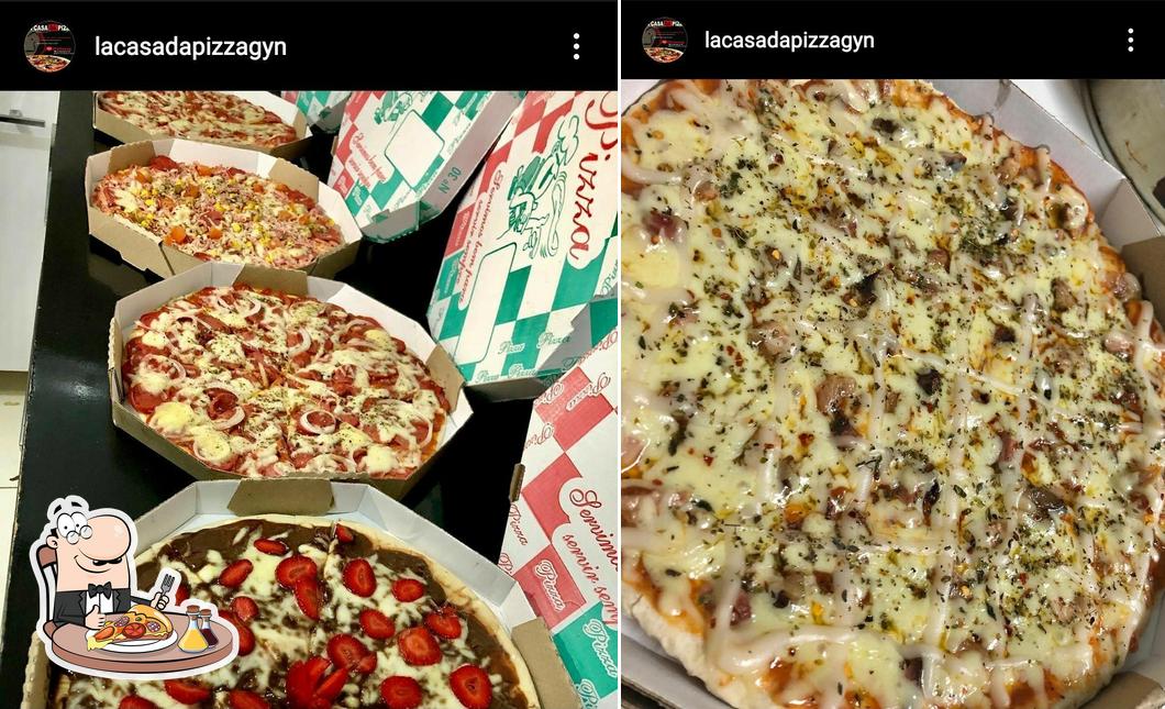 No La Casa da Pizza, você pode degustar pizza