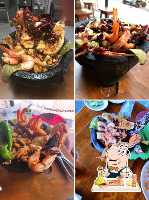 Order seafood at PLAYA BLANCA Restaurant-bar