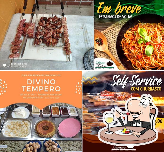 Comida em Restaurante Divino Tempero