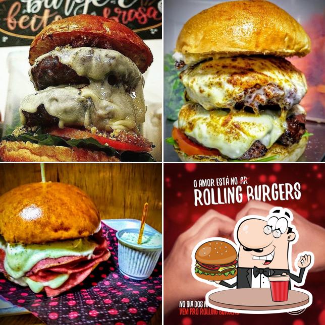 Os hambúrgueres do Rolling Burgers irão saciar diferentes gostos