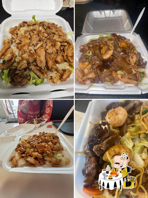 Food at Toyma Fresh Grill Teriyaki