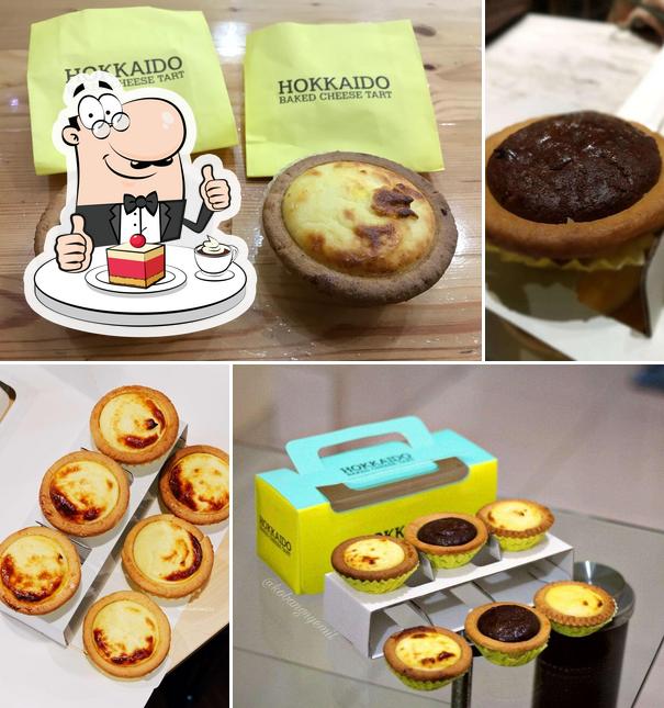 Hokkaido Baked Cheese Tart offers a selection of sweet dishes