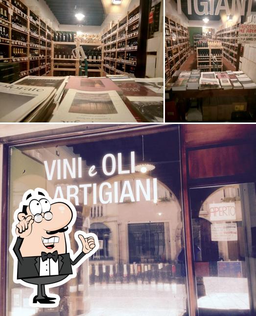 Gli interni di Vini e oli di artigiani