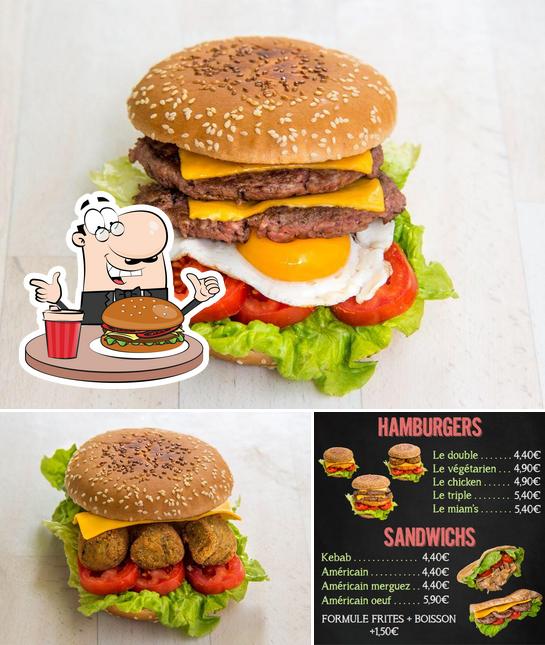 Prenez un hamburger à Le Miam's angers pâtes fraîches et sandwichs