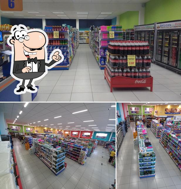 O interior do Supermercado Super Cipa