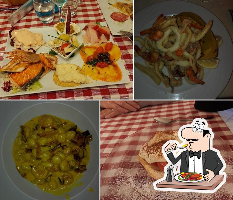 Cibo al Trattoria La Fiasca