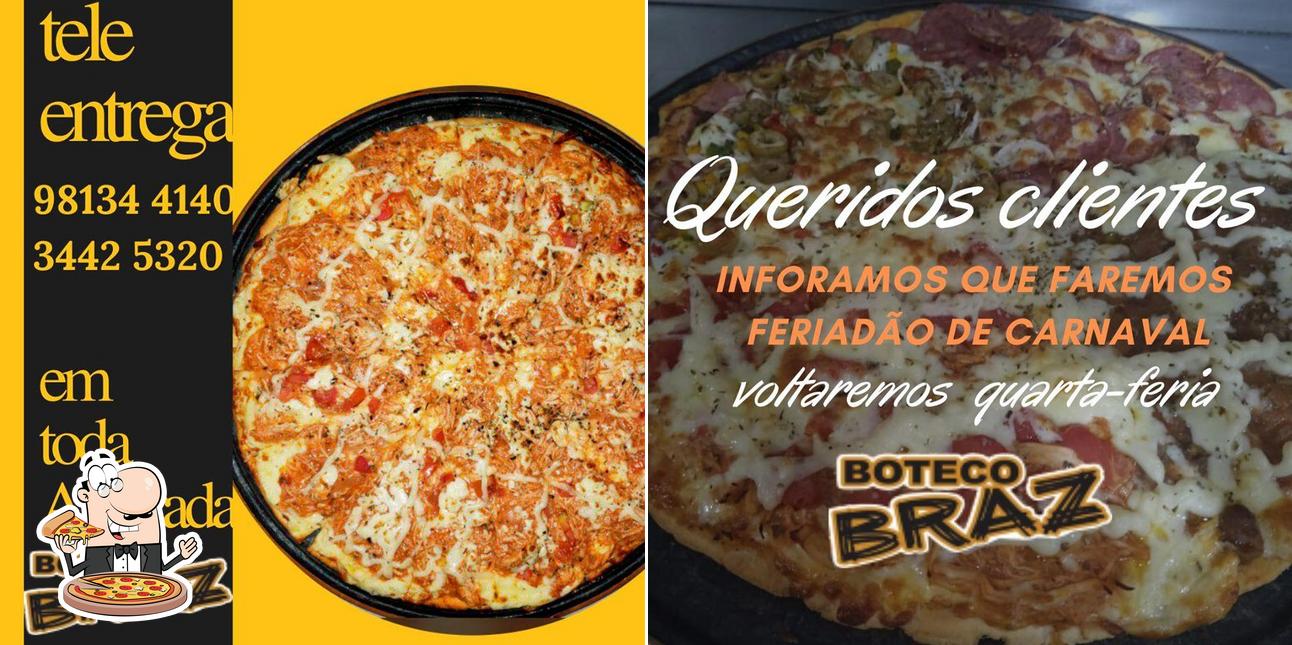 Experimente diferentes variedades de pizza