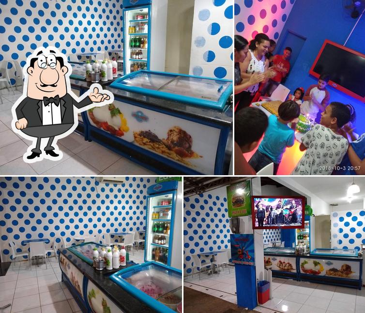 O interior do Sorv Lanches