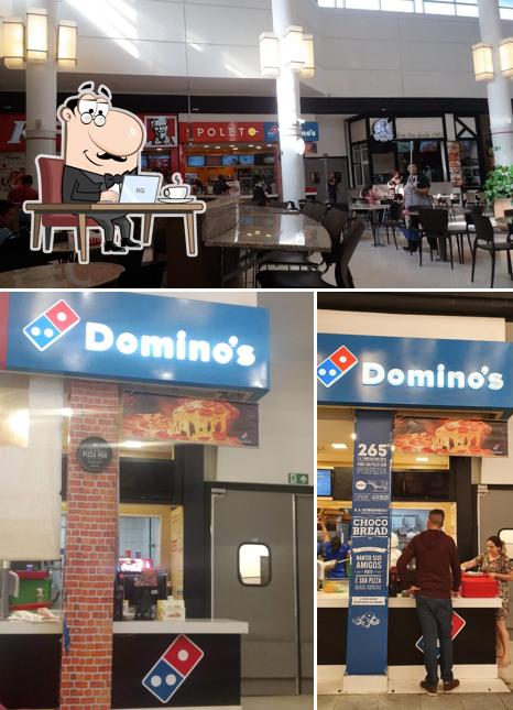 O interior do Domino's Pizza - Shopping Tamboré