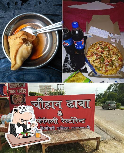 Among different things one can find food and interior at Chauhan Dhaba and Family Restaurant