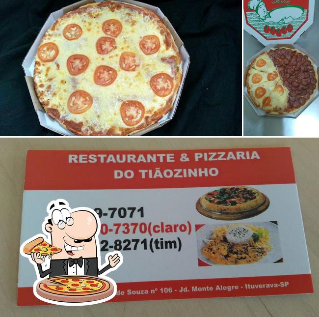 Consiga pizza no Restaurante do Tiãozinho